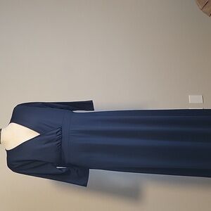 Chic Deep Blue Maxi Dress